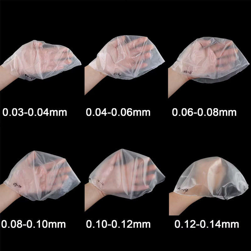 Super Thin Transparent Poly Hair Replacement System for Men 0.02-0.04mm