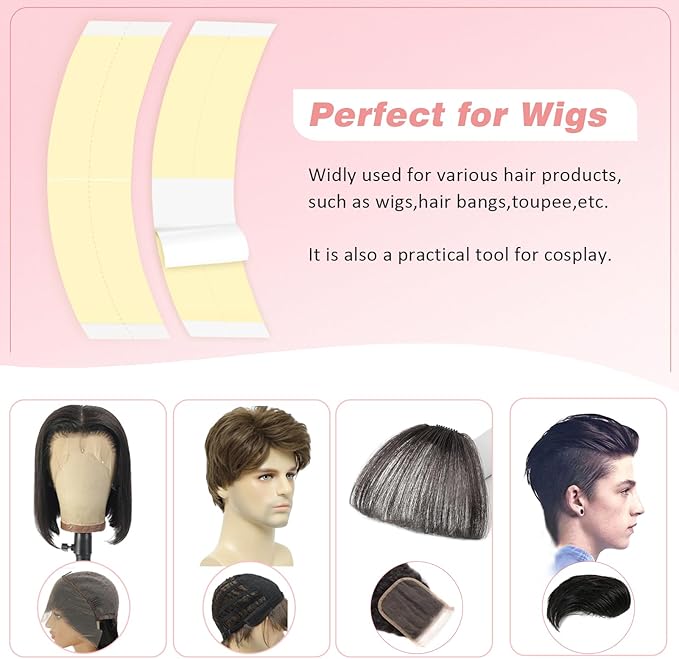 Lace Front Support Tape CC Contour for Hair System Replacement