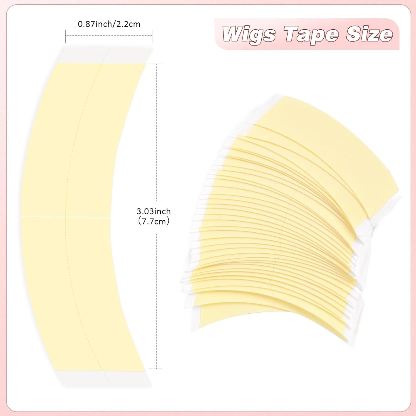 Lace Front Support Tape CC Contour for Hair System Replacement